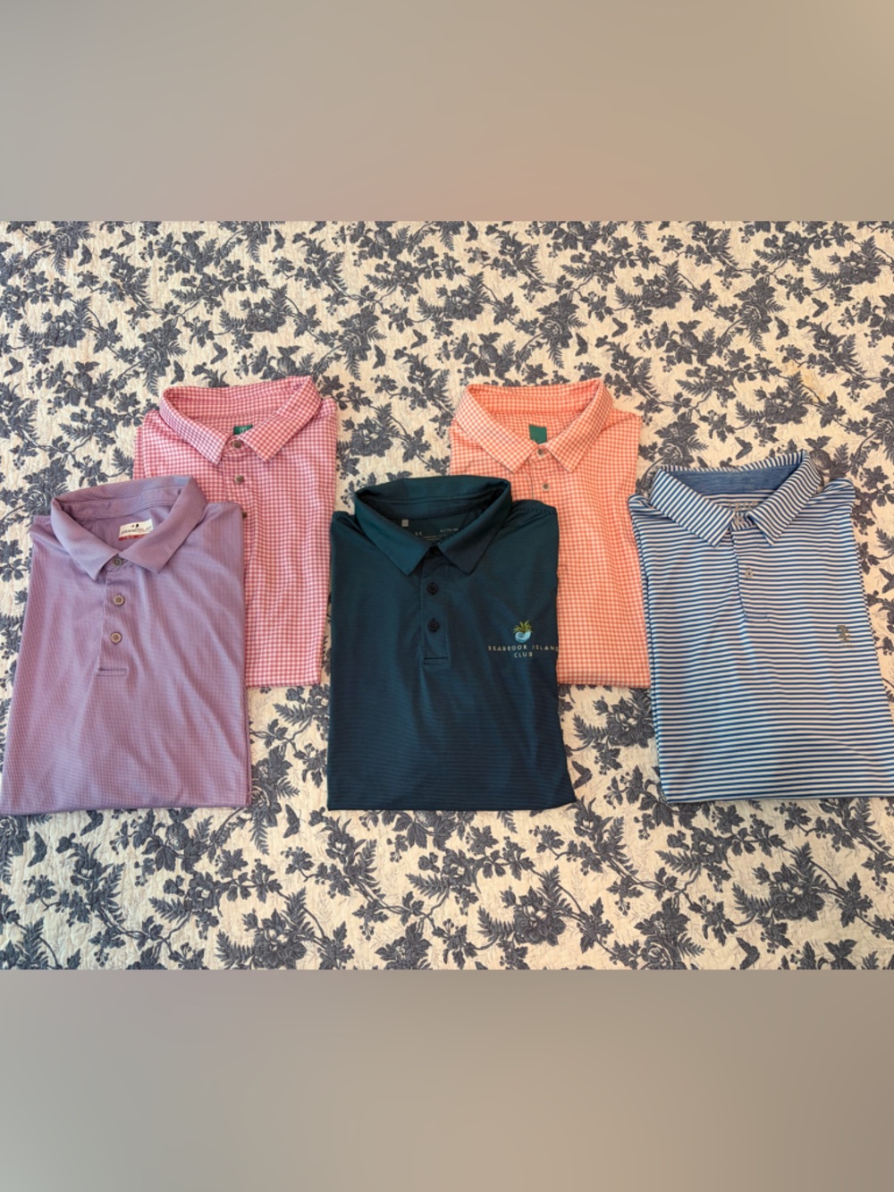 Men's Performance Polo Shirt Bundle | 5 (XL) Shirts